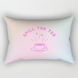Spill the Tea in Hologram Rectangular Pillow