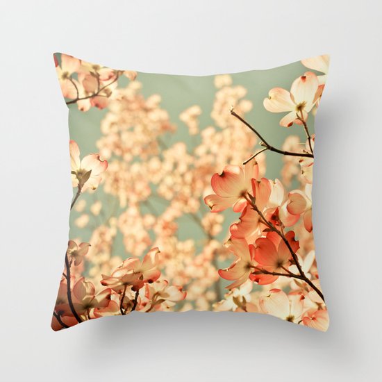 Pink Throw Pillow