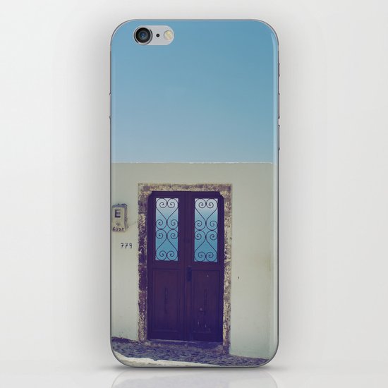 Santorini Door V iPhone & iPod Skin
