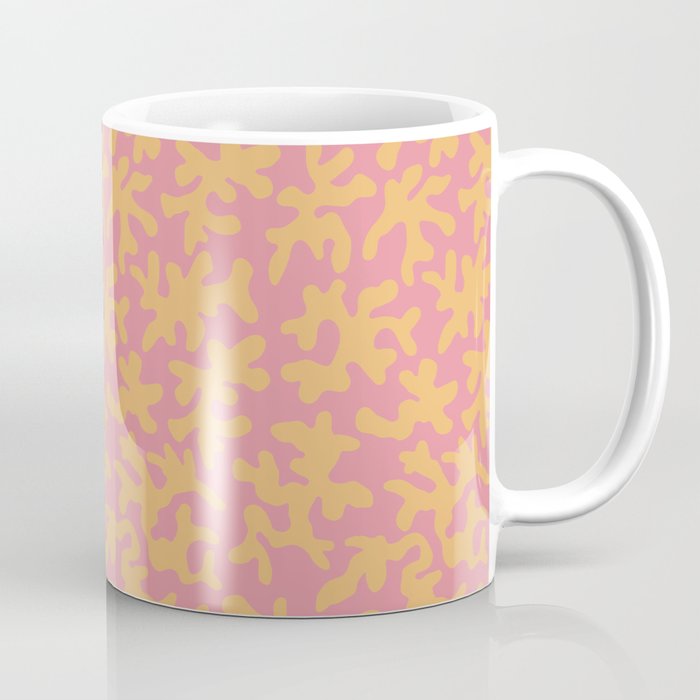 Coral Pattern in Pink and Orange Coffee Mug