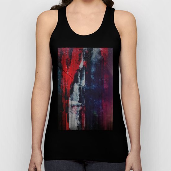 Red white and blue Unisex Tank Top
