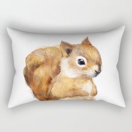 Little Squirrel Rectangular Pillow
