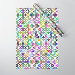 Abstract Prismatic Geometric Background. Wrapping Paper