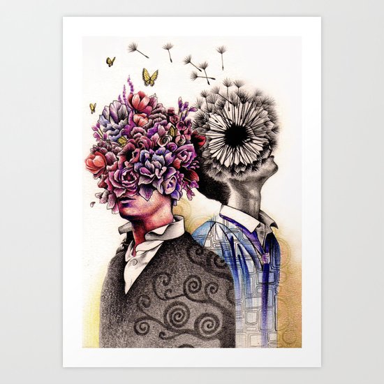 Optimist/Pessimist Art Print