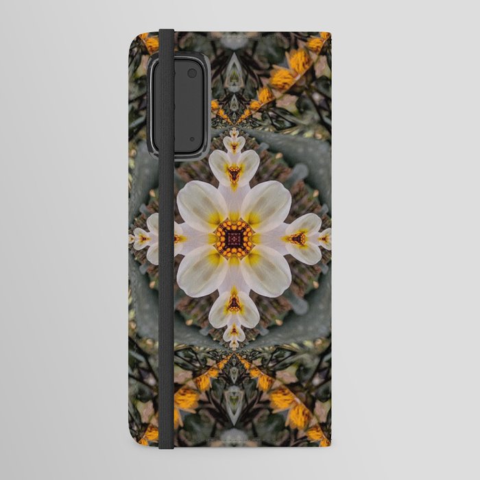 Geometric Flowers 1 Android Wallet Case