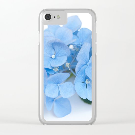 Blue Hydrangeas #1 #decor #art #society6 Clear iPhone Case
