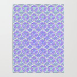 Sweet donuts pattern Poster