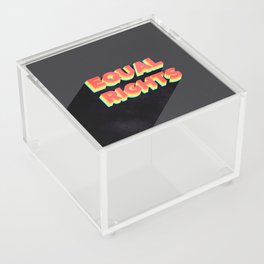 equal rights galaxy Acrylic Box