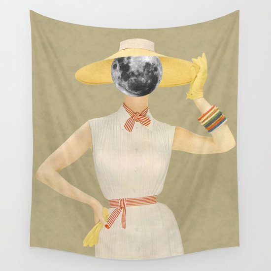 Moon Beauty Wall Tapestry