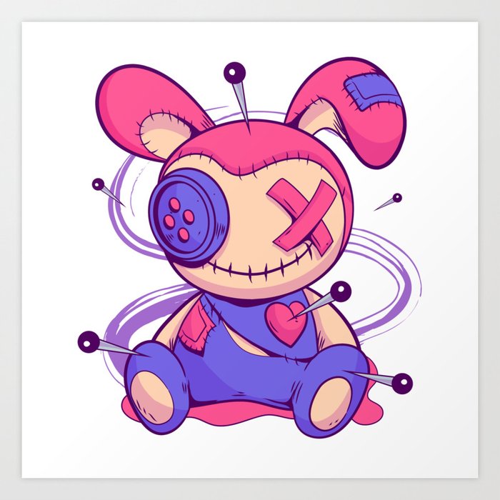 Voodoo doll artwork sale