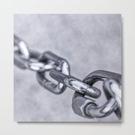 Chain Link Metal Print