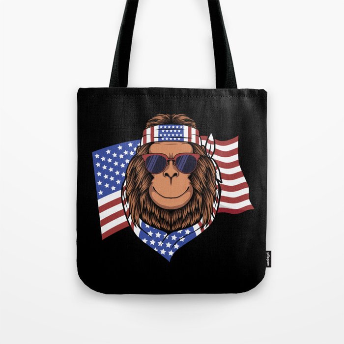Cool Independence Day USA Funny Tote Bag