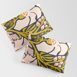 Backyard flower – modern floral illustration Pillow Sham