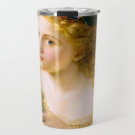 Portrait of a Fairy by Sophie Anderson Travel Mug