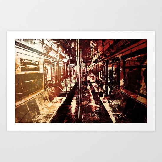 The Last Wagon Art Print