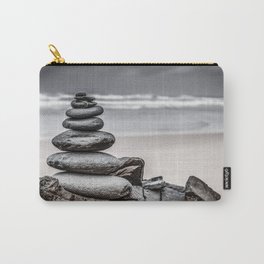 Zen Stone Cairn At A Portuguese Beach Carry-All Pouch