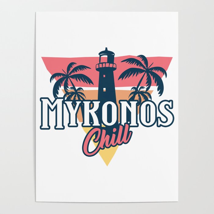 Mykonos chill Poster