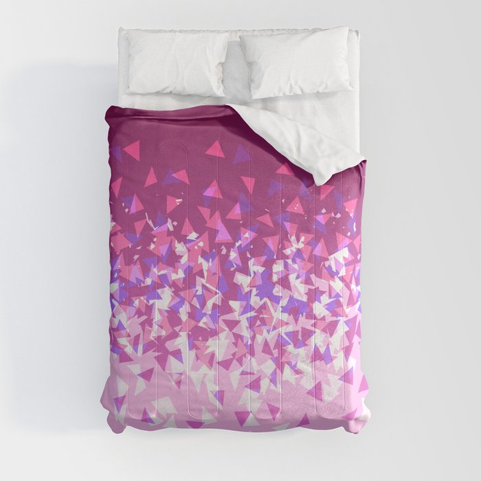 Pink Disintegrate Comforter
