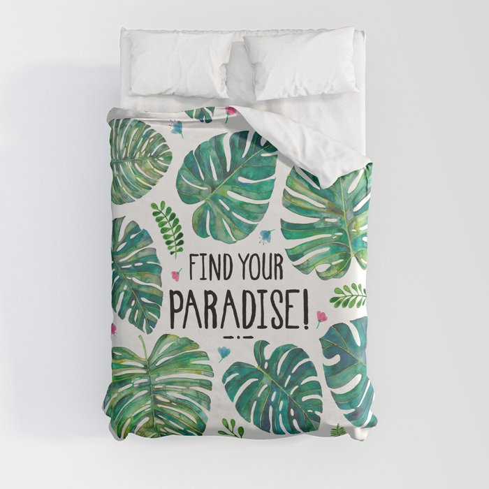 Tropical Paradise Duvet Cover
