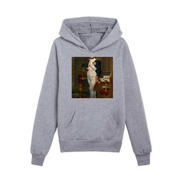 Jacques-Louis David The Emperor Napoleon in  His Study at the Tuilerie Kids Pullover Hoodies