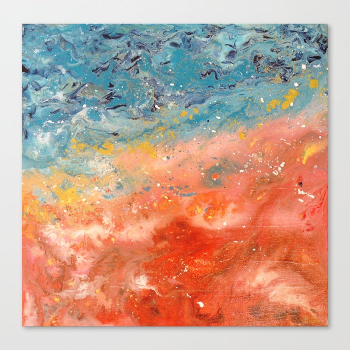 Australia Coastline Original Abstract Painting By Hsin Lin
