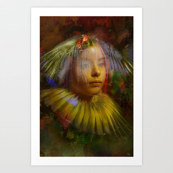 Wait your smile Art Print