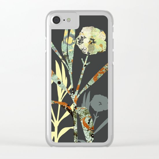 Floral Decor III Clear iPhone Case