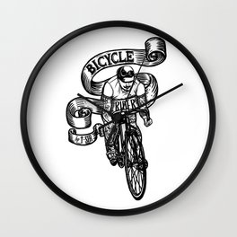 Bicycle Rider Wall Clock
