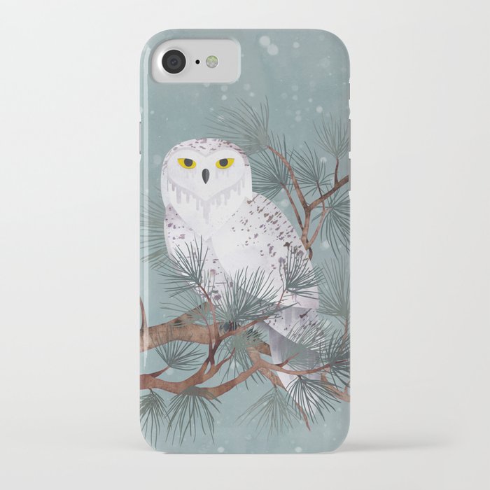 snowy iphone case