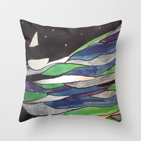 All at Sea Throw Pillow