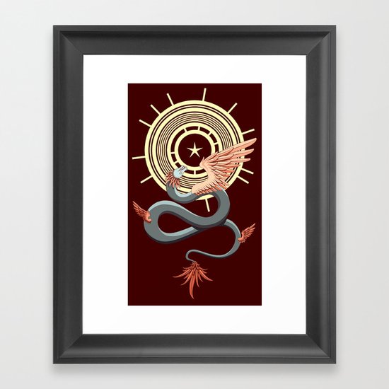Quetzalcoatl Framed Art Print