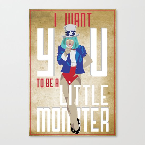 For The Monsters Canvas Print