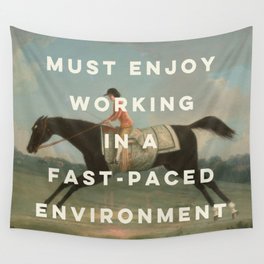 A Fast-Paced Environment Wall Tapestry