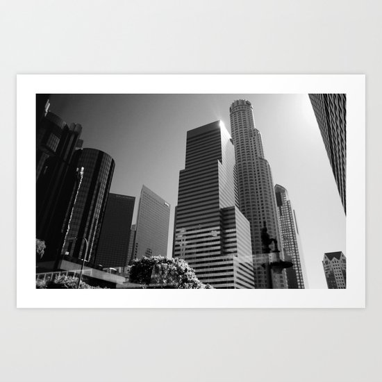 Los Angeles Skyscrapers Art Print