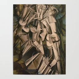 Marcel Duchamp Nude Descending A Staircase No. 2 Poster