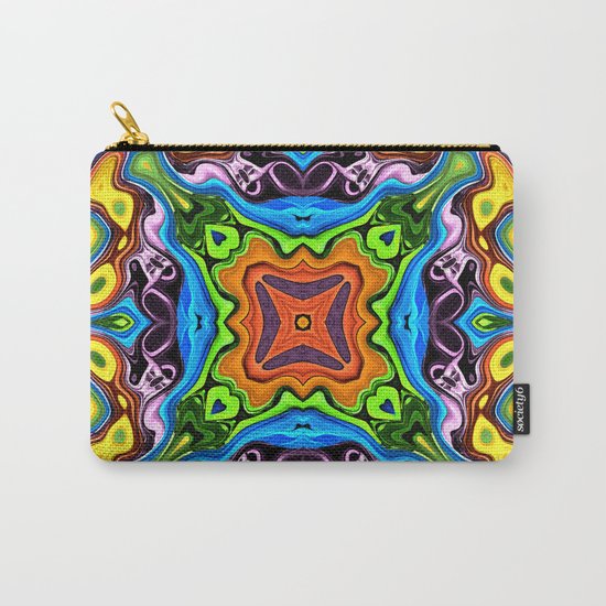 Colorful Mandala Pattern Carry-All Pouch