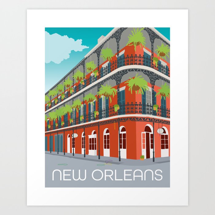 New Orleans Louisiana Art Print