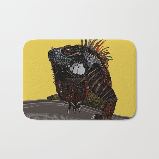 iguana gold Bath Mat