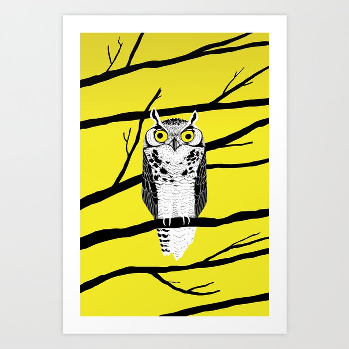 Great Owl Art Print