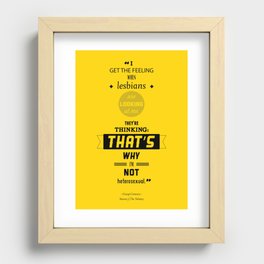 Seinfeld Posters - The Subway Recessed Framed Print
