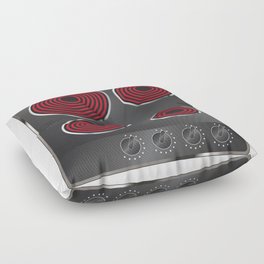 Electric Four Plate Electric Hob Floor Pillow
