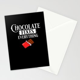 Chocolate Candy Bar Choco Dark Keto Stationery Card