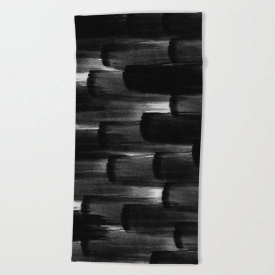 Watercolor Brushes Beach Towel
