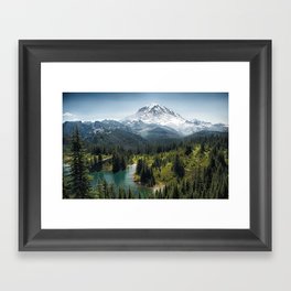 Mountain, Scenic, Rainier, Eunice Lake, National Park, Parks 2016 Framed Art Print