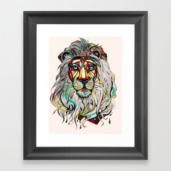Lion Framed Art Print