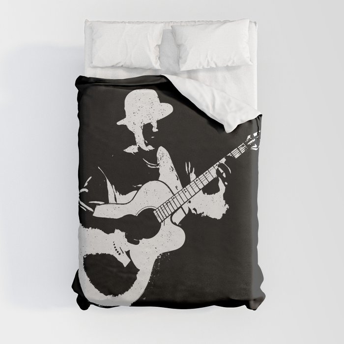 Musician playing Duvet Cover
