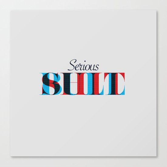 Serious Bullshit. Canvas Print