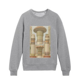 Egyptian Columns Kids Crewneck