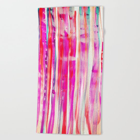 Touched #society6 #painting #buyart Beach Towel