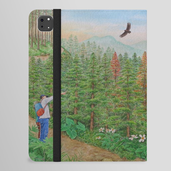 A Day of Forest(8). (coniferous forest) iPad Folio Case